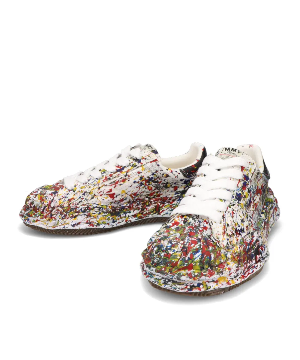 BLAKEY/ORIGINAL SOLE SPUTTERING CANVAS LOW-TOP SNEAKER